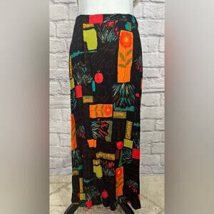 American Vintage Fern Bratten Garden Motif Patterned Women's Skirt